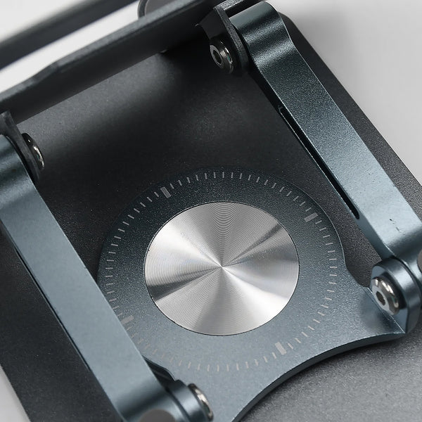 Flipkart SmartBuy 7 Angles Adjustable Foldable Compatible All Other Notebook Silver Floor and Desk Stand Rotatable Laptop Stand with Adjustable Height Compatible with Universal Laptops  (Silver) product image